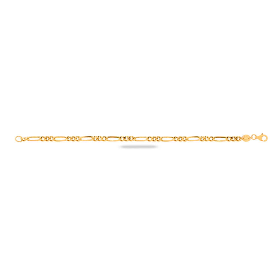 دستبند طلا فیگارو - ماوی گلد گالری