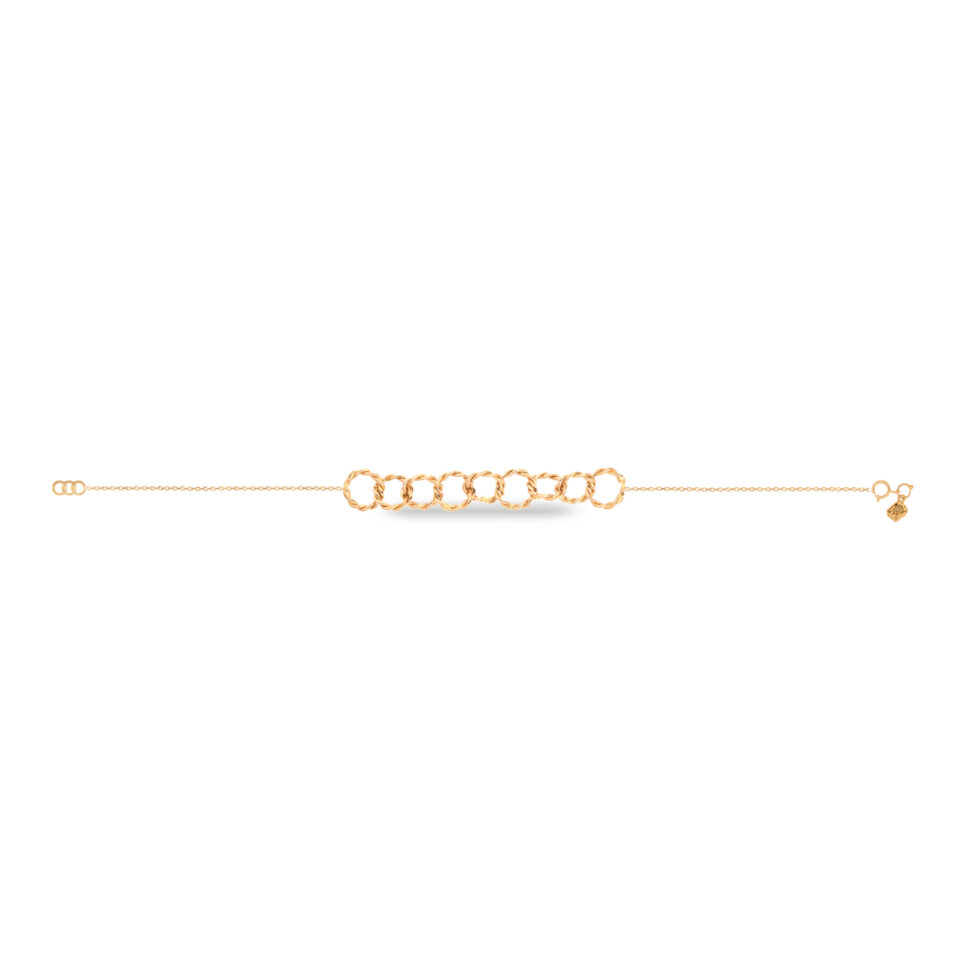 دستبند طلا حلقه - ماوی گلد گالری