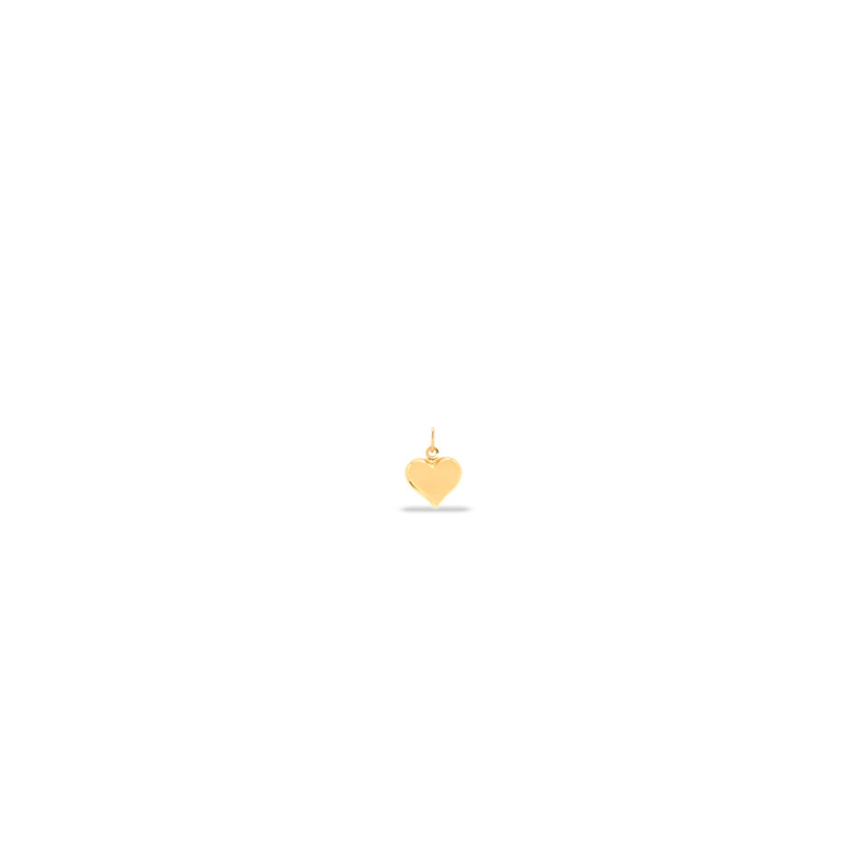 پلاک طلا قلب توپر کوچک - ماوی گلد گالری