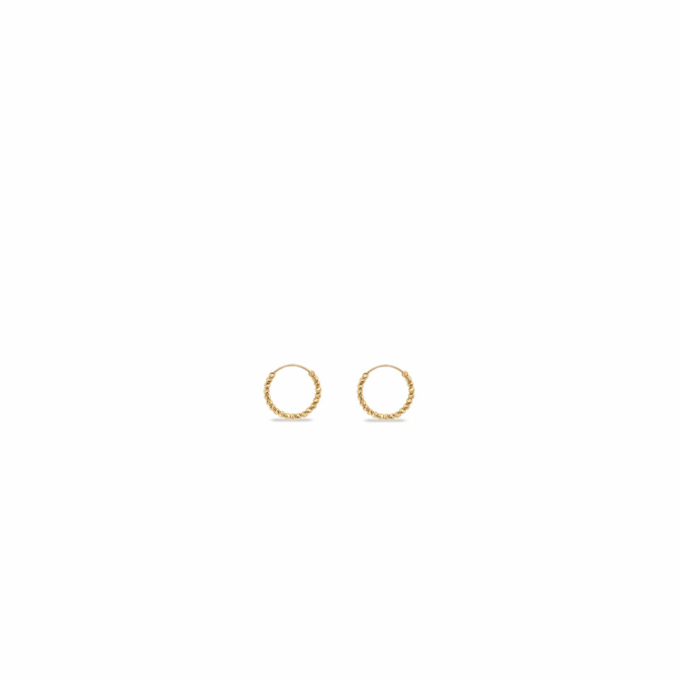 گوشواره طلا البرناردو کوچک - ماوی گلد گالری