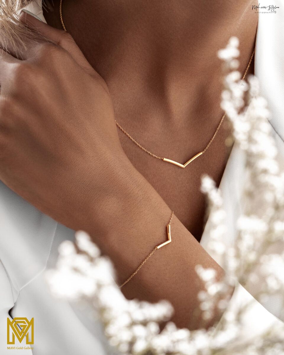 دستبند طلا دلبر مدل - ماوی گلد گالری