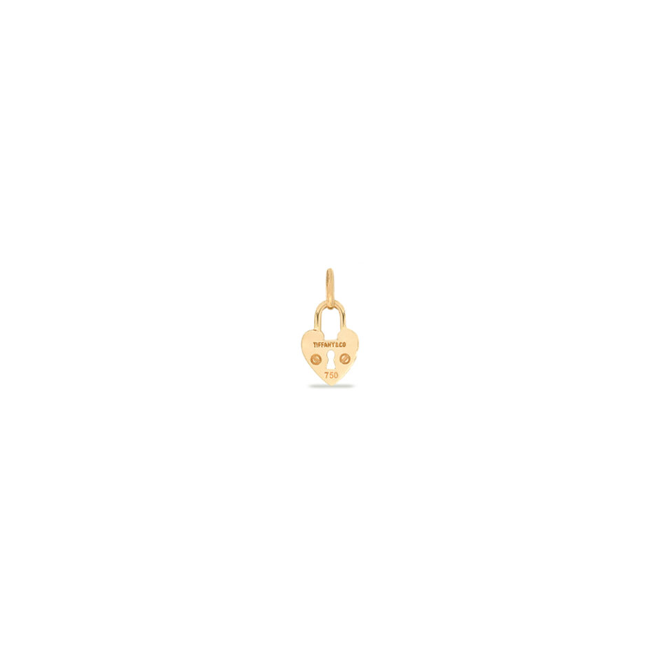 پلاک طلا قلب تیفانی قفل دار - ماوی گلد گالری
