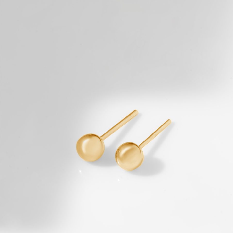 خرید گوشواره طلا میخی گوی 6