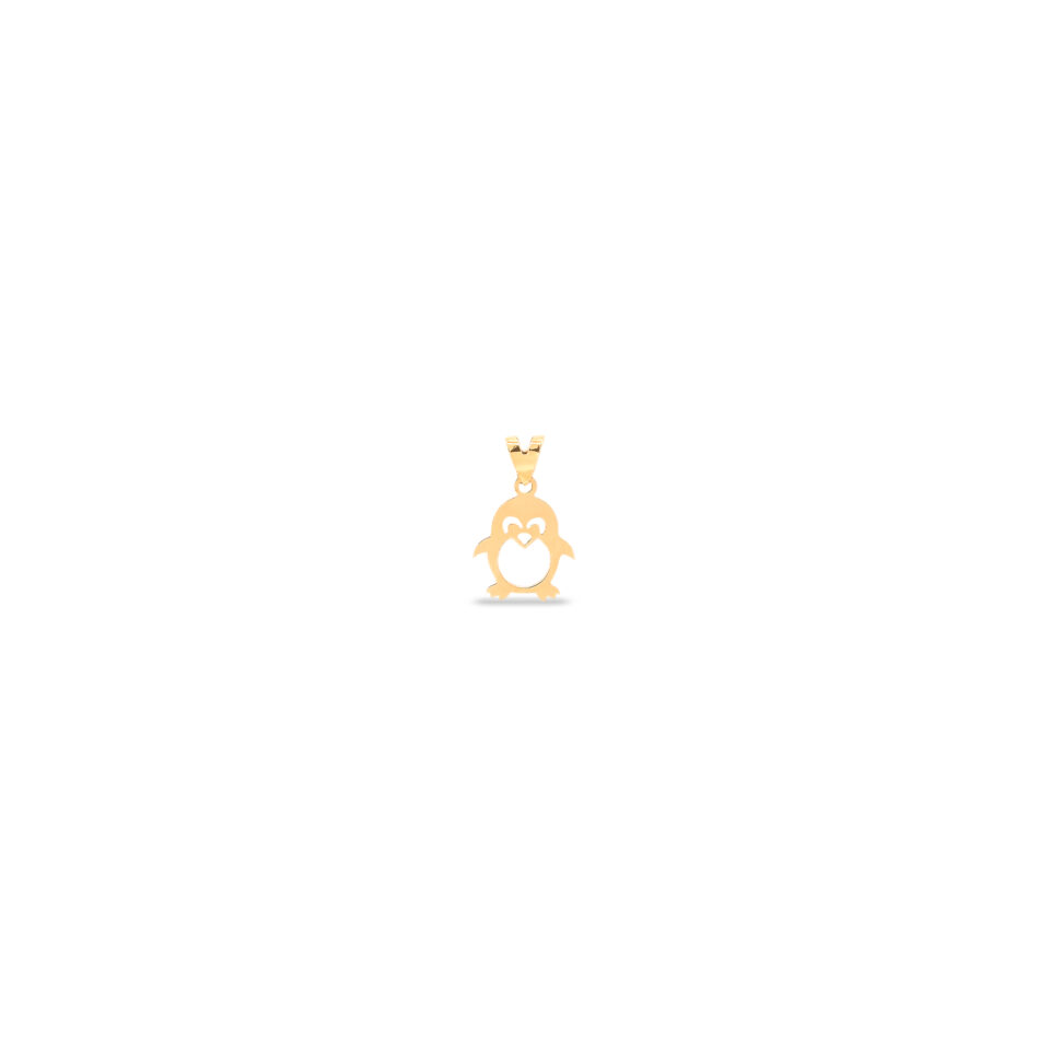 پلاک طلا پنگوئن - ماوی گلد گالری