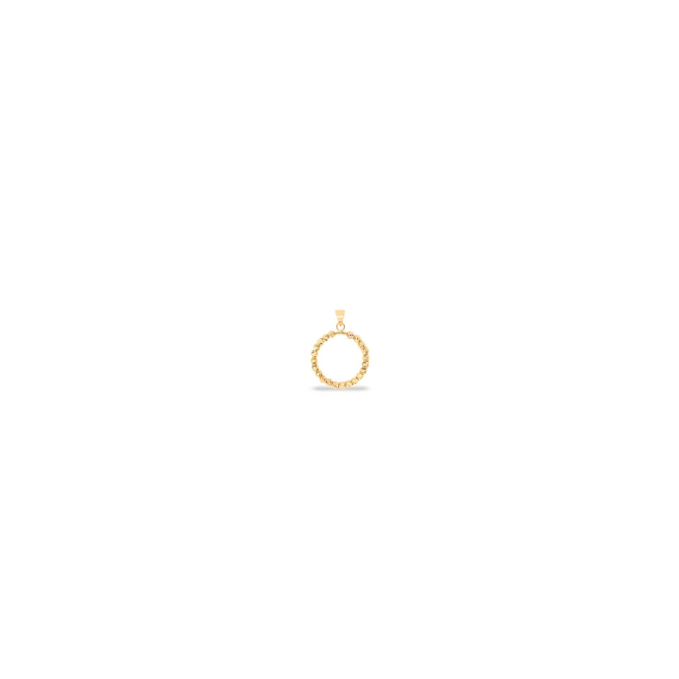 پلاک طلا دایره البرناردو - ماوی گلد گالری