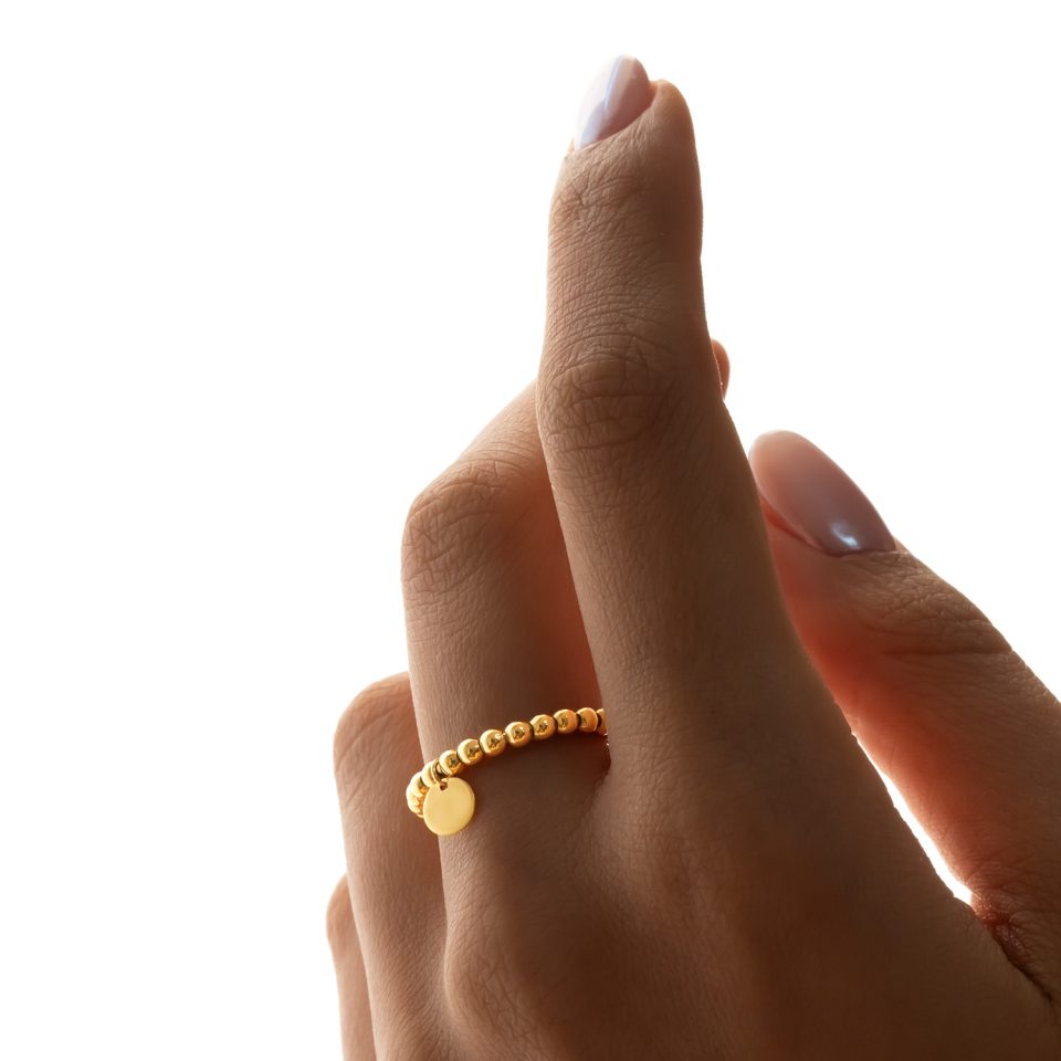 خرید انگشتر طلا گوی و سکه