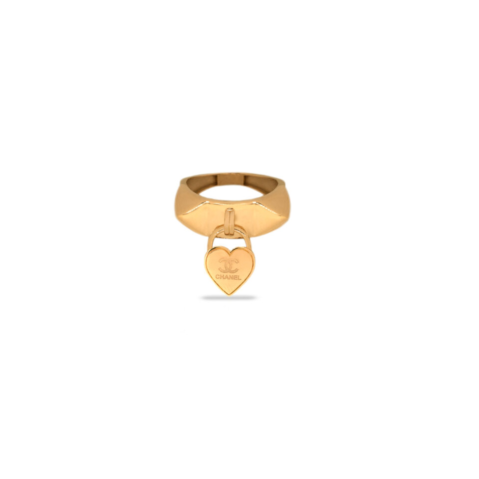 انگشتر طلا آویز قلب تیفانی شنل - موی گلد گالری