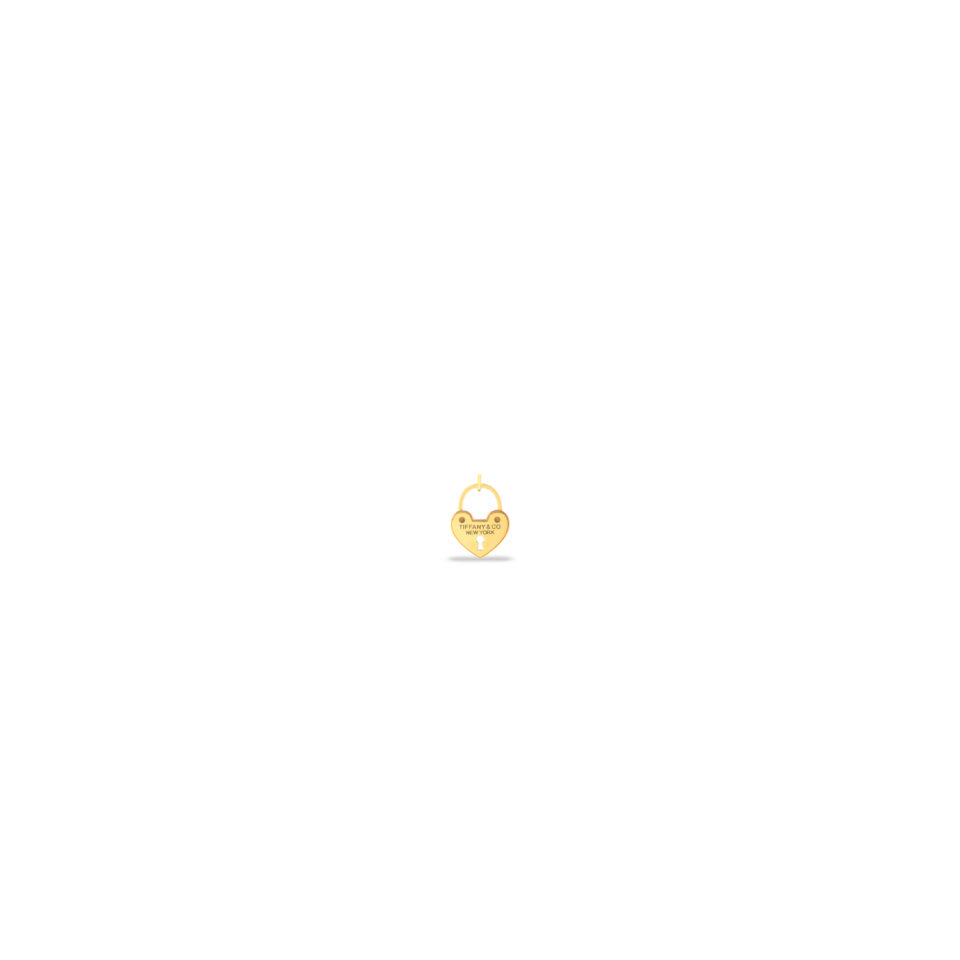 پلاک طلا قلب تیفانی قفل دار تخت 1 - ماوی گلد گالری
