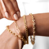 دستبند طلا الکساندرا و بیضی1 مدل - ماوی گلد گالری