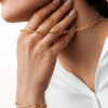دستبند طلا سوپرلایت دیپلمات 2 مدل - ماوی گلد گالری