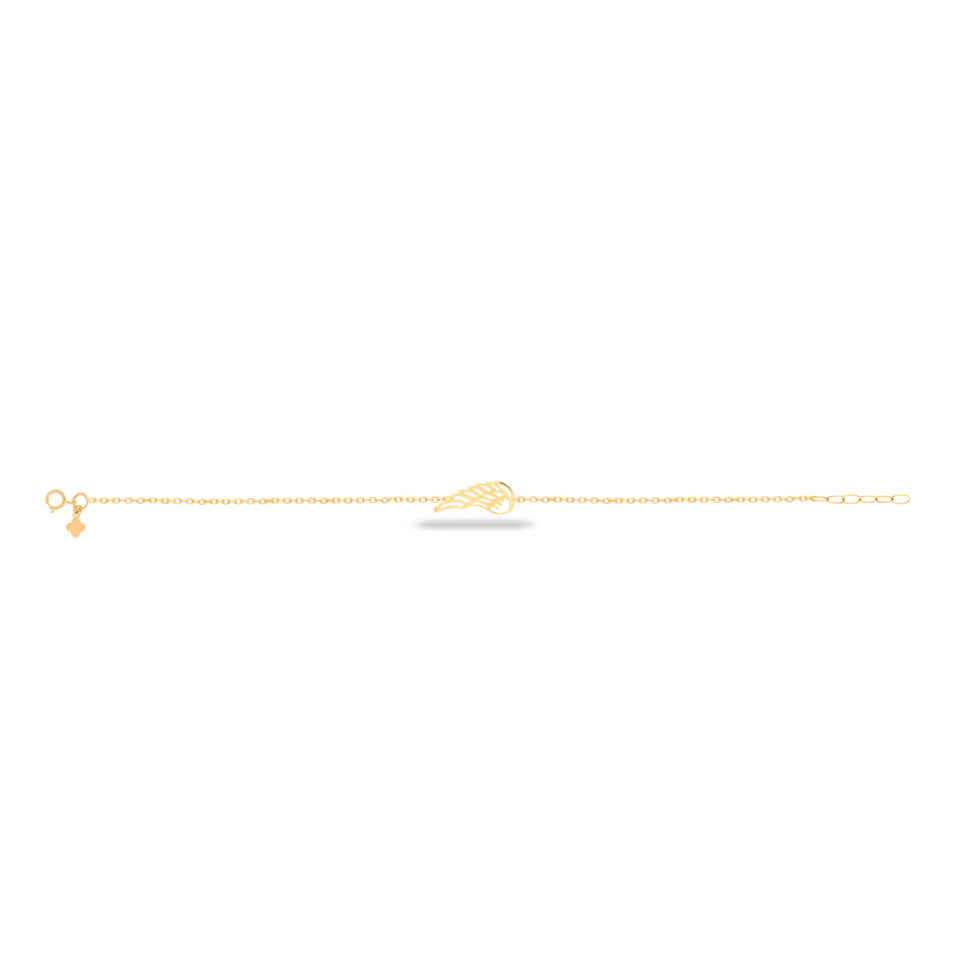 دستبند طلا پر لیزری - ماوی گلد گالری