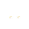 گوشواره طلا شکوفه لیزری - ماوی گلد گالری