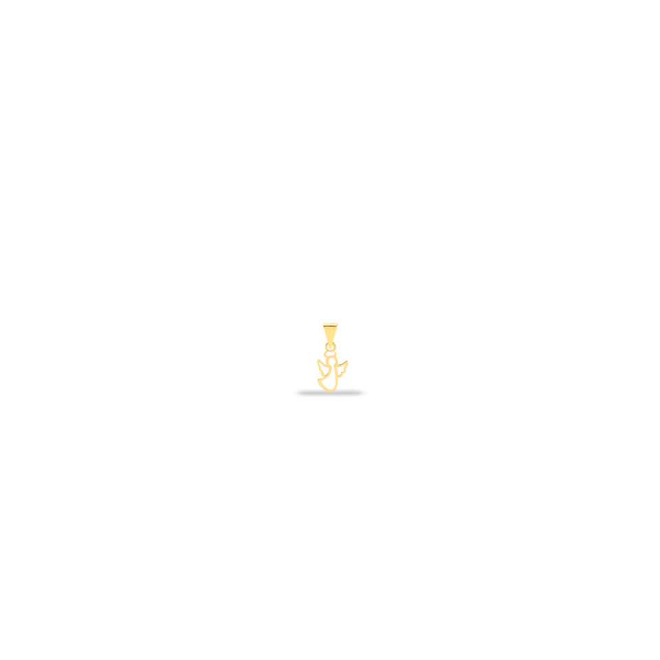 پلاک طلا فرشته لیزری - ماوی گلد گالری