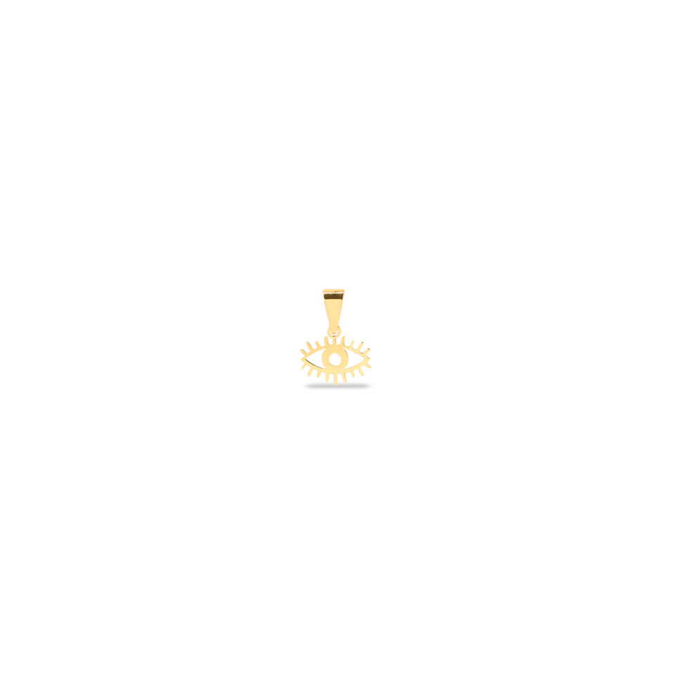 پلاک طلا چشم لیزری - ماوی گلد گالری
