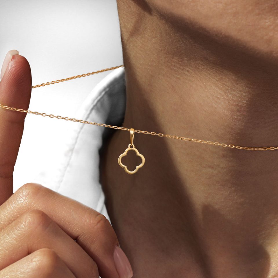 خرید پلاک طلا ونکلیف توخالی لیزری