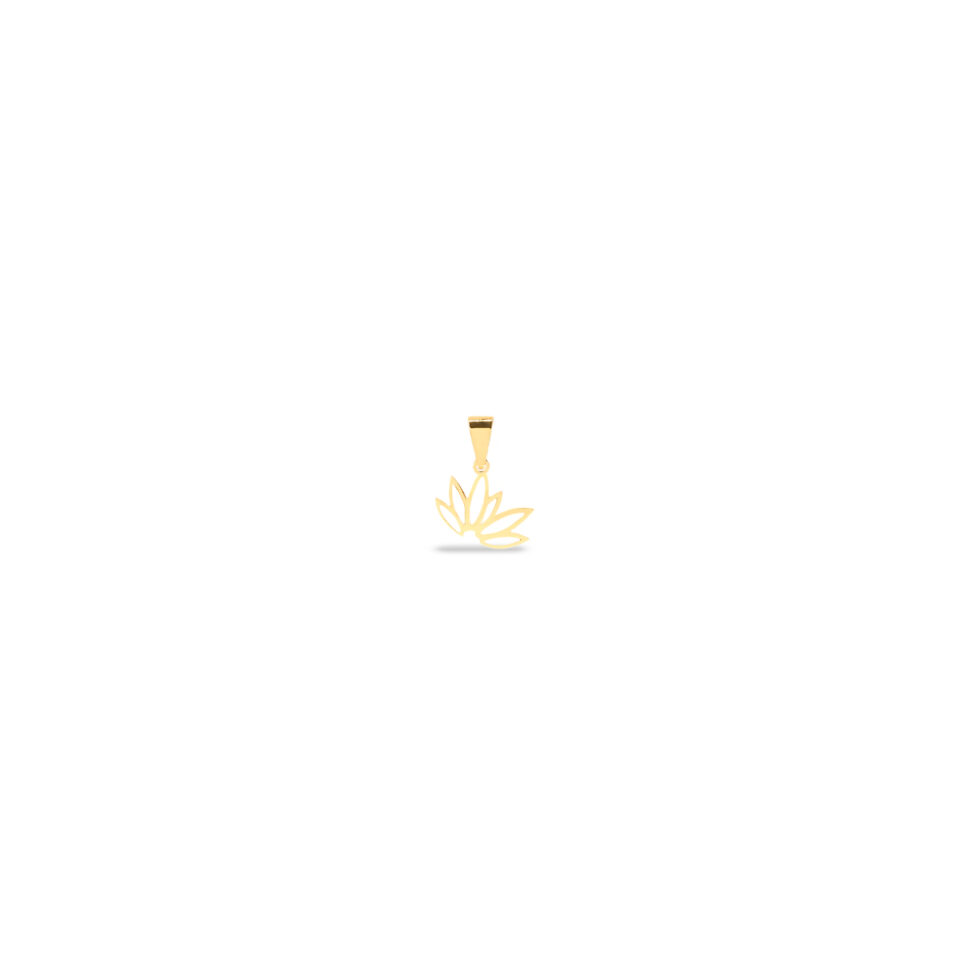 پلاک طلا گندم لیزری - ماوی گلد گالری
