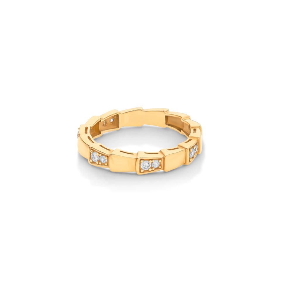 خرید انگشتر طلا بولگاری و نگین