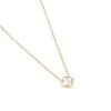 خرید گردنبند طلا ونکلیف سفید مینیمال 1