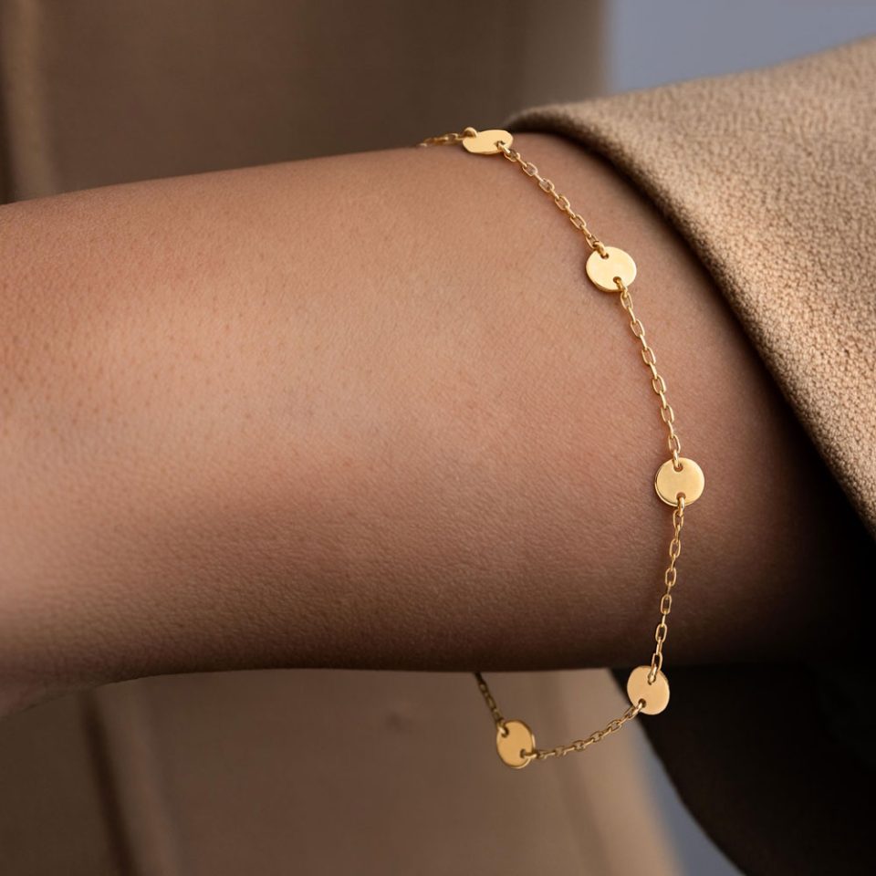 خرید دستبند طلا تمام سکه 1