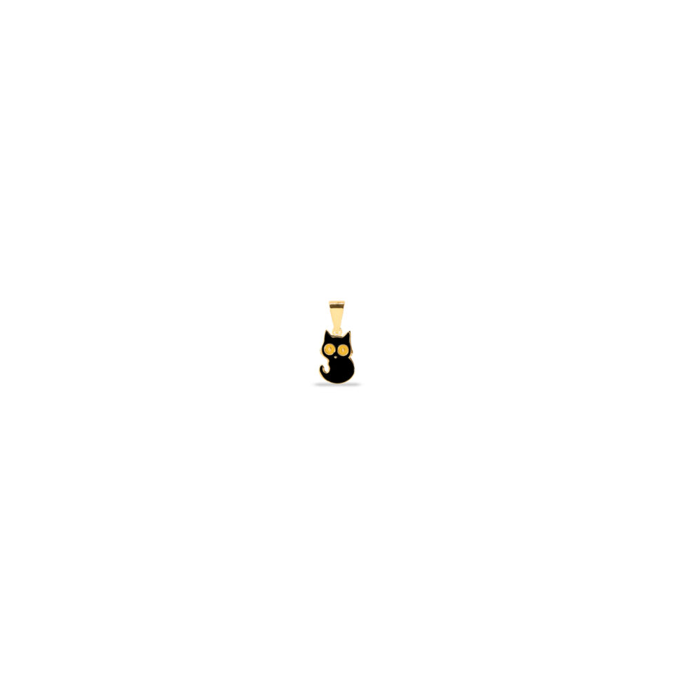 پلاک طلا گربه کیدز- ماوی گلد گالری