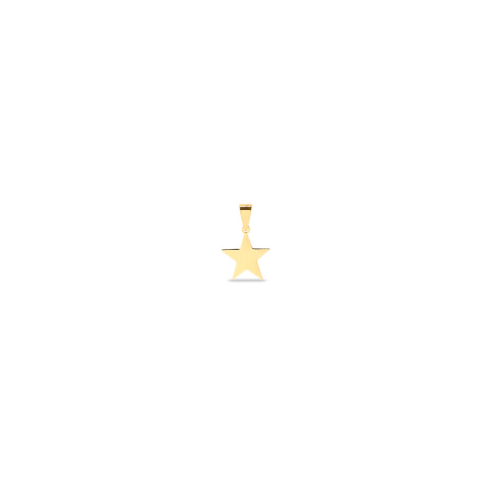 پلاک طلا ستاره توپر لیزری بزرگ - ماوی گلد گالری