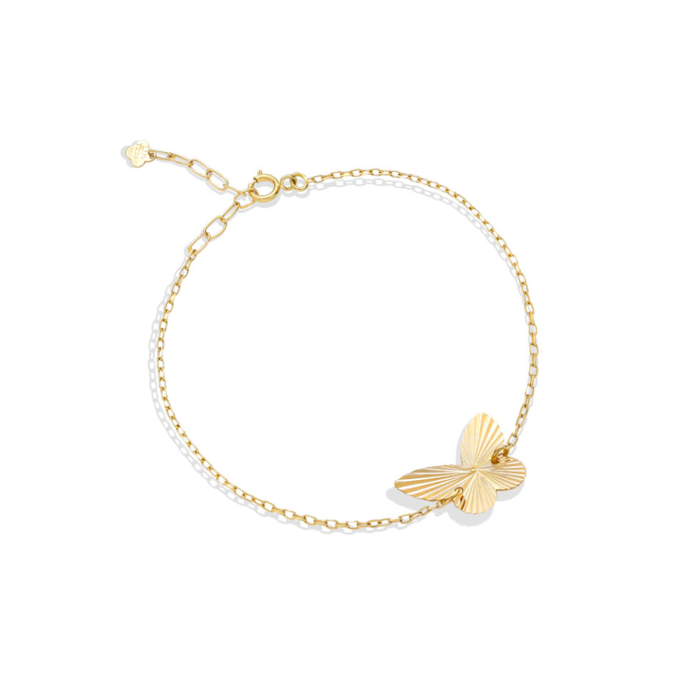 دستبند طلا پروانه الحمبرا 1 - ماوی گلد گالری
