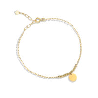 پابند طلا ده البرناردو و سکه - ماوی گلد گالری