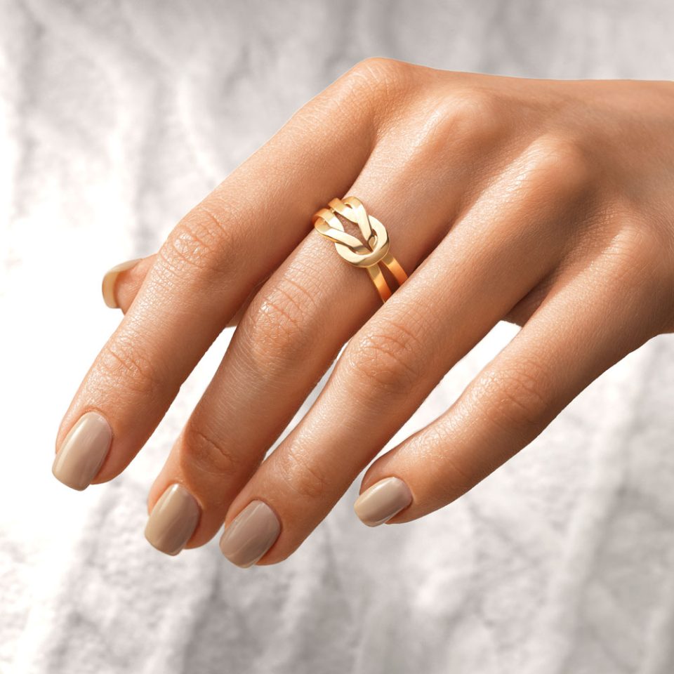 خرید انگشتر طلا فرد دوبل