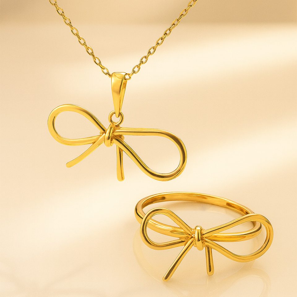 خرید پلاک طلا پاپیون ماوی