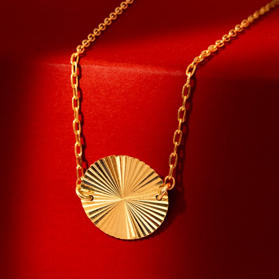 خرید گردنبند طلا دایره الحمبرا