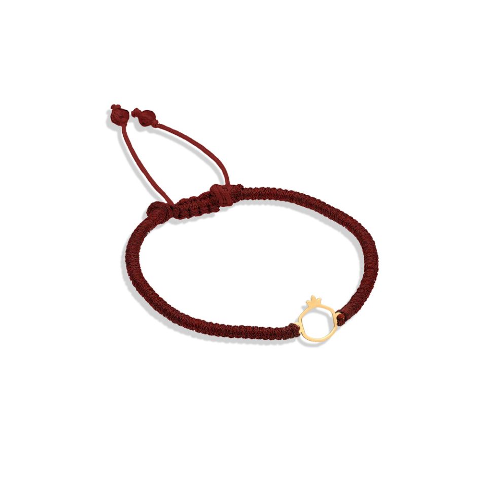 خرید دستبند طلا انار ترمه فانتزی