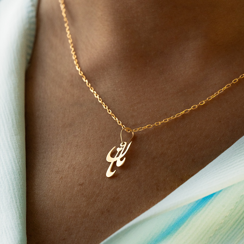 خرید پلاک طلا قلب مامان