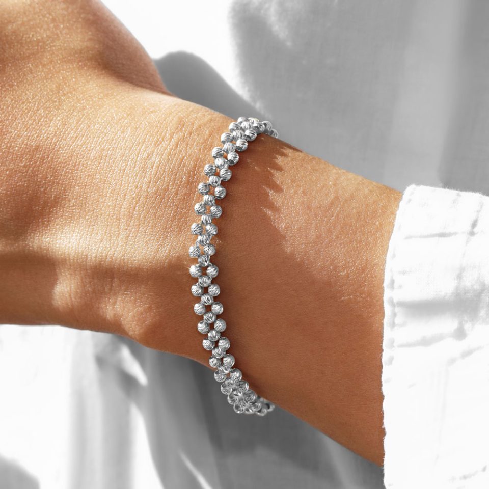 خرید دستبند طلا البرناردو رویال سفید سوپرانو