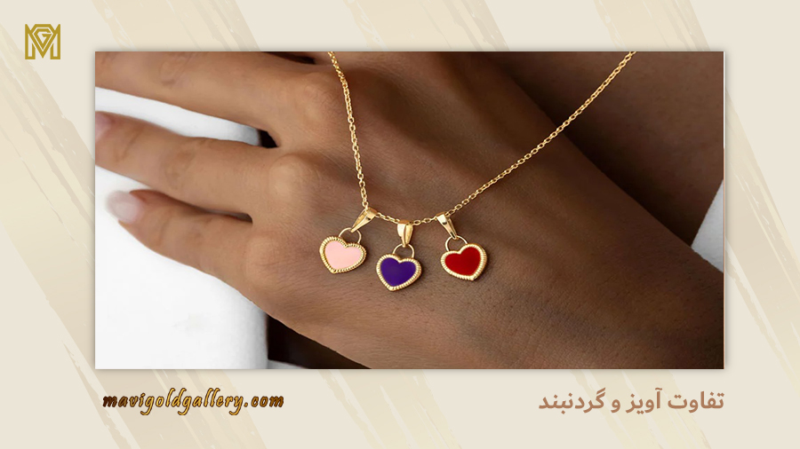 difference between a necklace and a pendant
