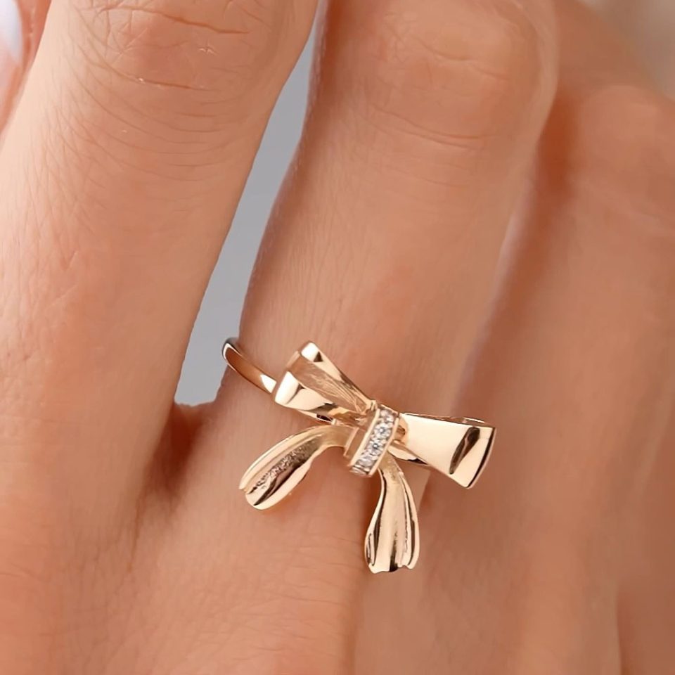 خرید انگشتر طلا روبان ماندگار