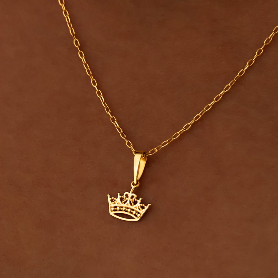 خرید پلاک طلا الیزابت