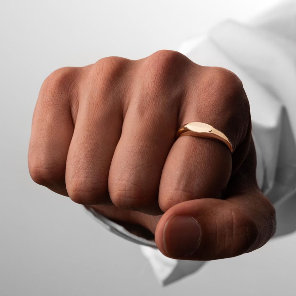 خرید انگشتر طلا اپرا دامله مردانه