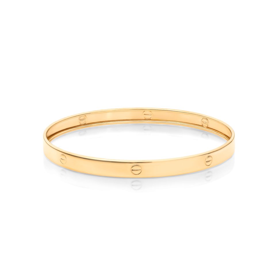 خرید النگو طلا کارتیه لاو آینه ای