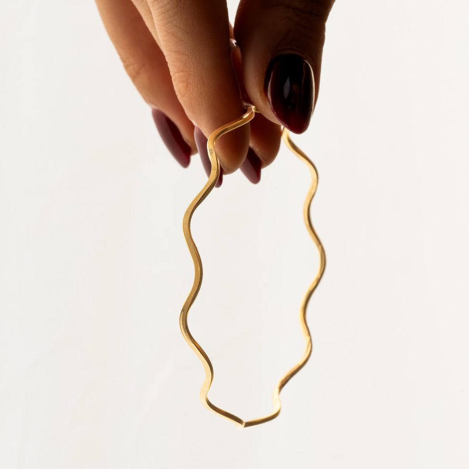 خرید النگو طلا زیگ زاگی