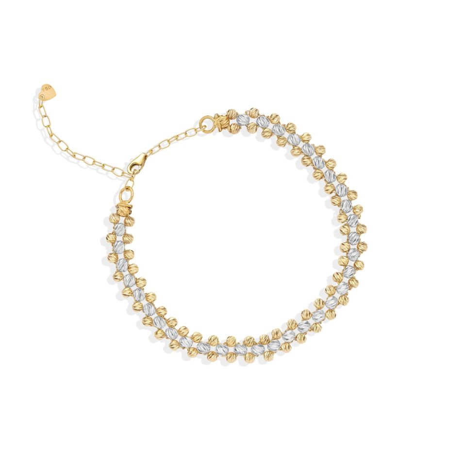 خرید دستبند طلا البرناردو رویال ترکیبی مارشال