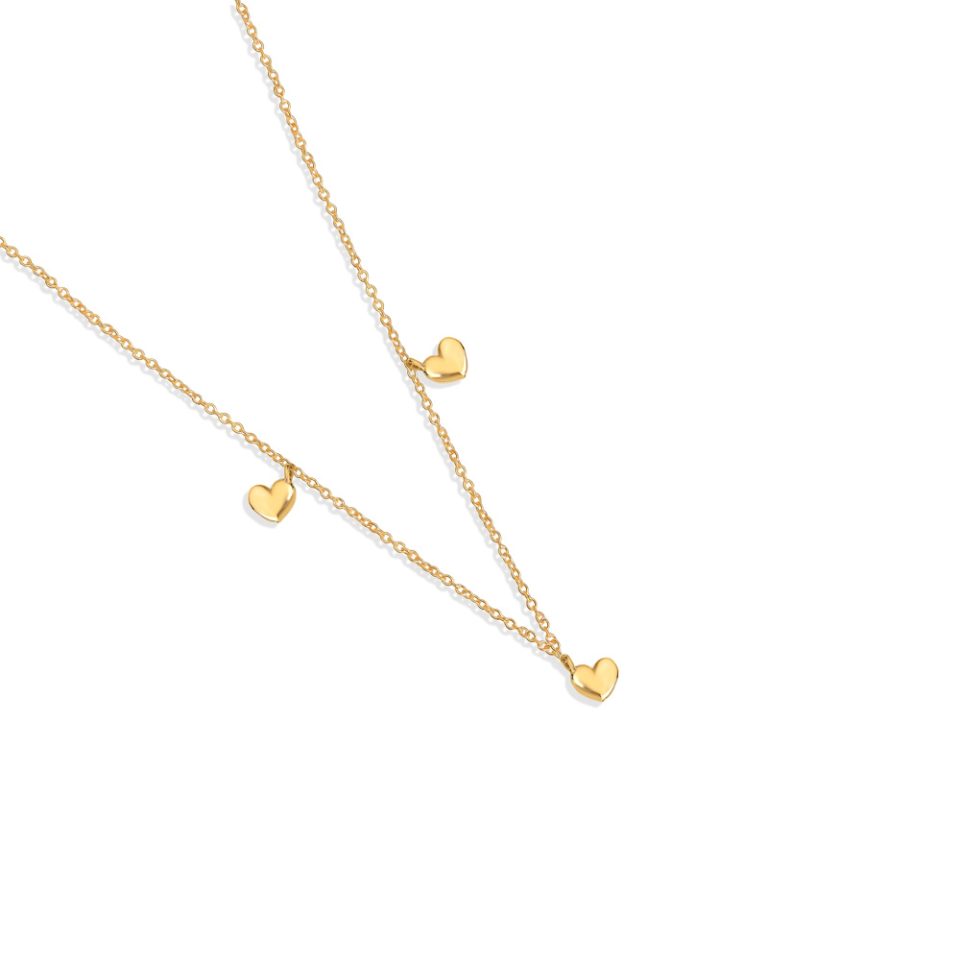 خرید گردنبند طلا آویز قلب اسمال 3