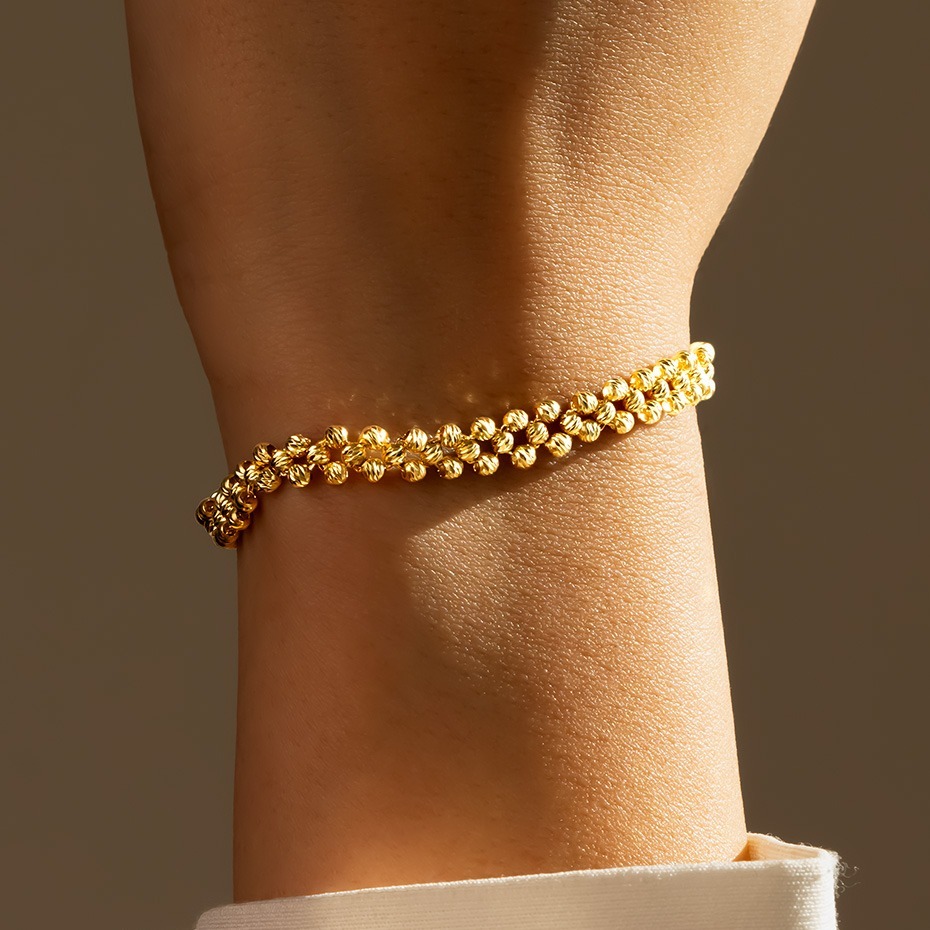 خرید دستبند طلا البرناردو رویال گلد اشکی