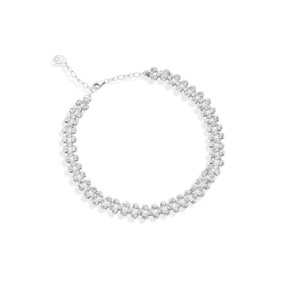 خرید دستبند طلا البرناردو رویال سفید اشکی