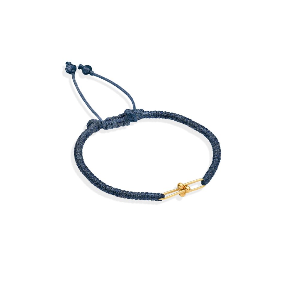 خرید دستبند طلا دو لینک تیفانی فانتزی