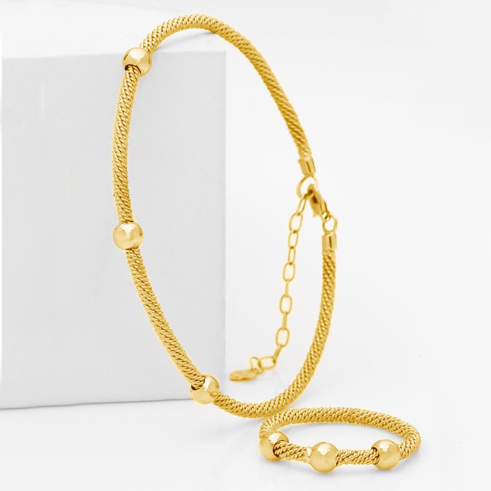 خرید النگو طلا مت گلد اوربیت