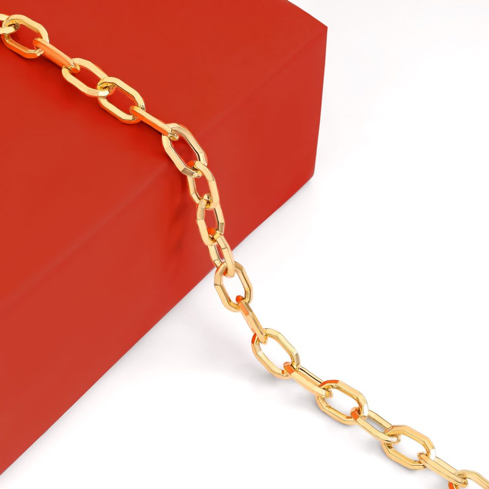 خرید دستبند طلا هرمس دلژین