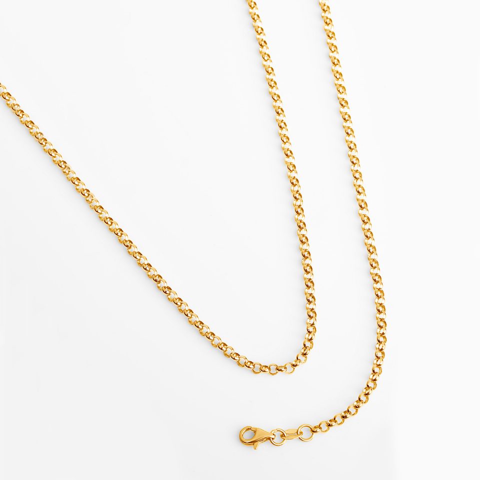 خرید گردنبند طلا رولو مدرن