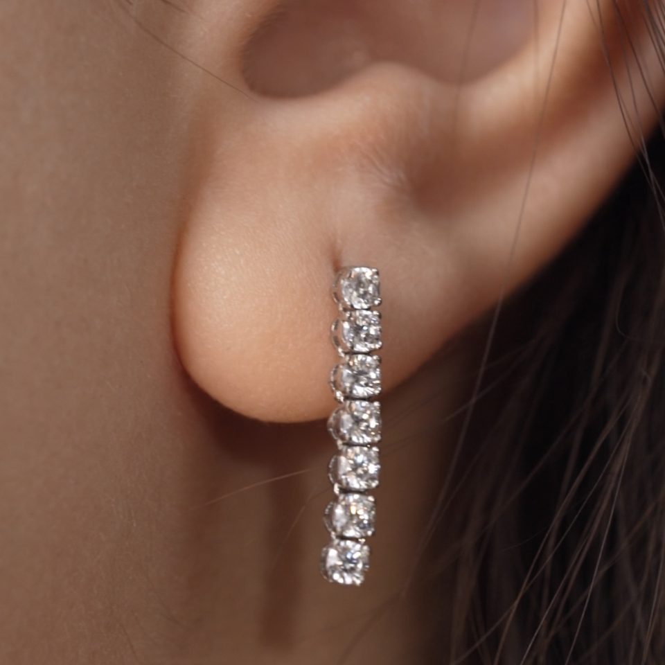 خرید گوشواره طلا تنیسی