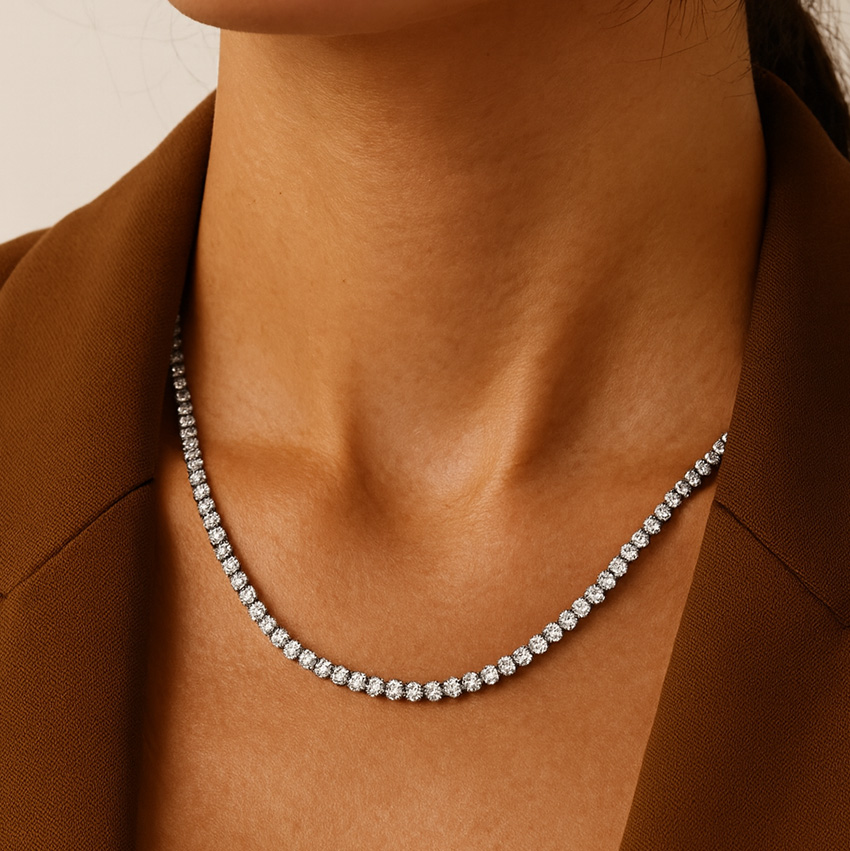 خرید گردنبند طلا تنیسی