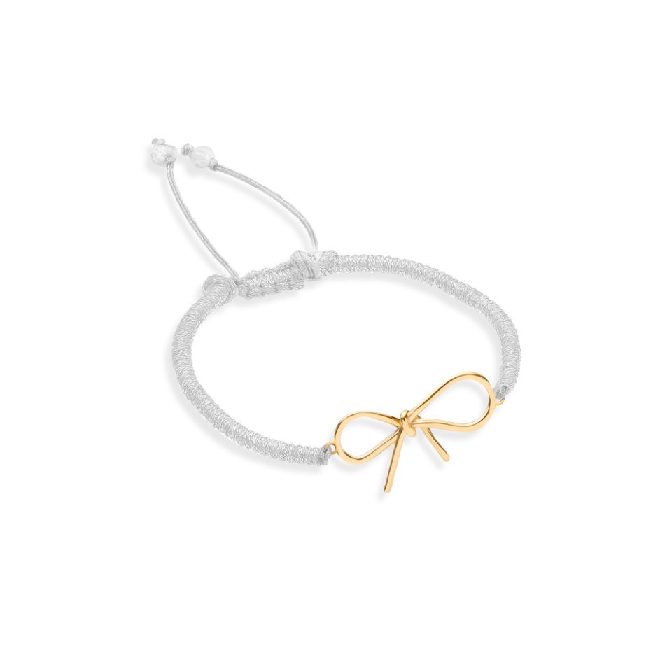 خرید دستبند طلا پاپیون مفتولی بافت فانتزی